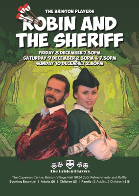 'Robin and the Sheriff' programme cover