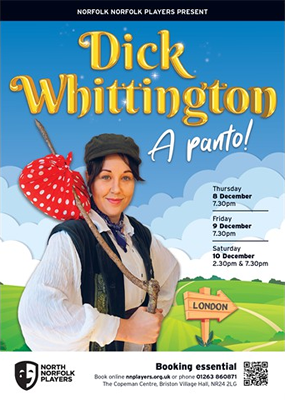 'Dick Whittington... a panto!' programme cover
