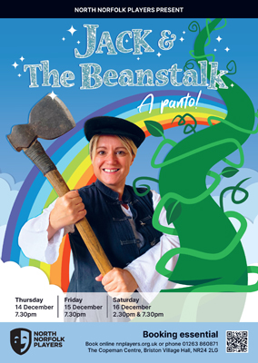 'Jack & The Beanstalk... a panto!' programme cover