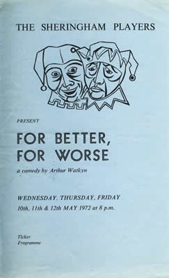 'For Better, For Worse' programme cover