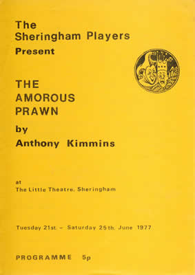 'The Amorous Prawn' programme cover