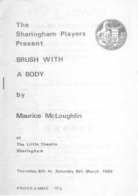'Brush With A Body' programme cover