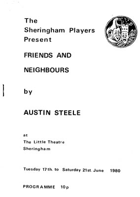 'Friends And Neighbours' programme cover