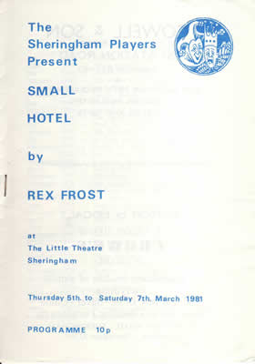 'Small Hotel' programme cover