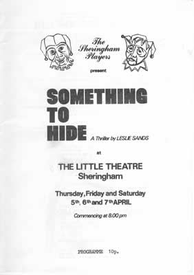 'Something To Hide' programme cover