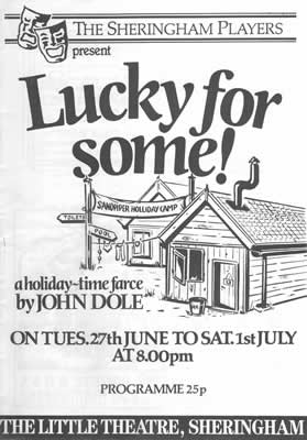 'Lucky For Some!' programme cover
