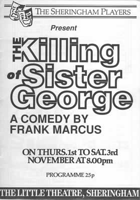 'The Killing Of Sister George' programme cover