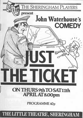 'Just The Ticket' programme cover