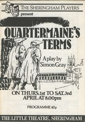 'Quartermaine's Terms' programme cover