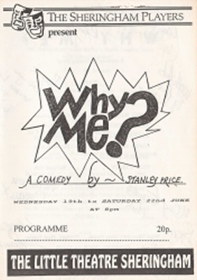 'Why Me?' programme cover