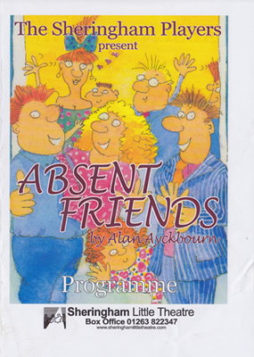 'Absent Friends' programme cover