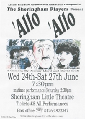''Allo 'Allo' programme cover