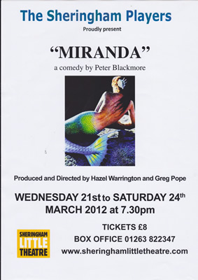 'Miranda' programme cover